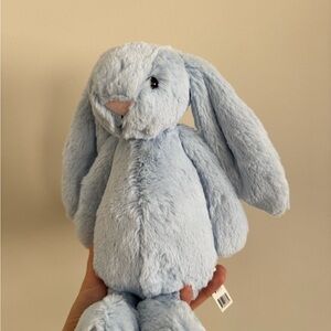 Jellycat Bashful Blue Bunny Medium Authentic NWT